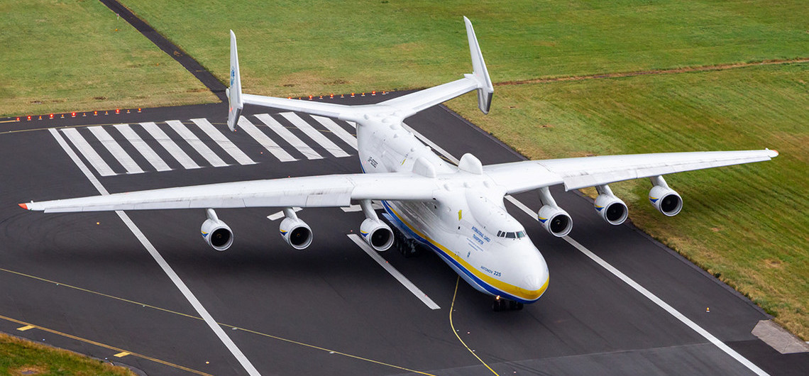 Antonov An-225 delivers PPE to Shannon 2020