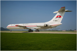 Air Koryo Ilyushin Il-62M P-885 taxys out for its flying display