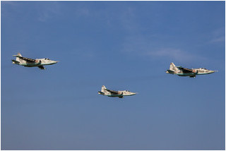 KPAAF Sukhoi Su-25 formation display