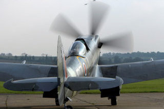 Supermarine Spitfire FRXVIIIE, G-BUOS, Historic Flying Ltd