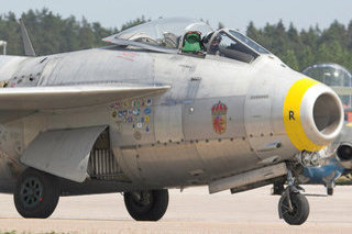Saab J29F Tunnan, SE-DXB, Private