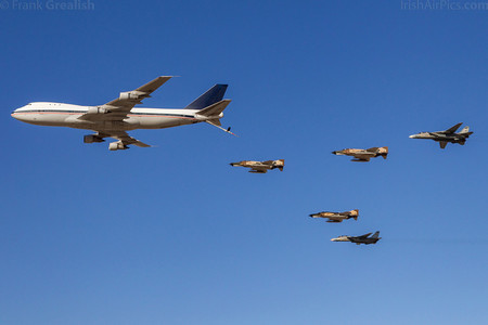 Iranian Air Force Formation led by a Boeing KC-747