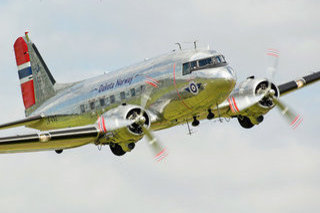 Douglas DC-3 C-53, LN-WND, Dakota Norway