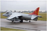 RAF Cottesmore - Harrier GR9 ZD351 with an 800NAS special tail