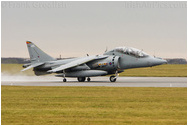 RAF Cottesmore - Harrier T12 ZH657, weather check aircraft, taxis out